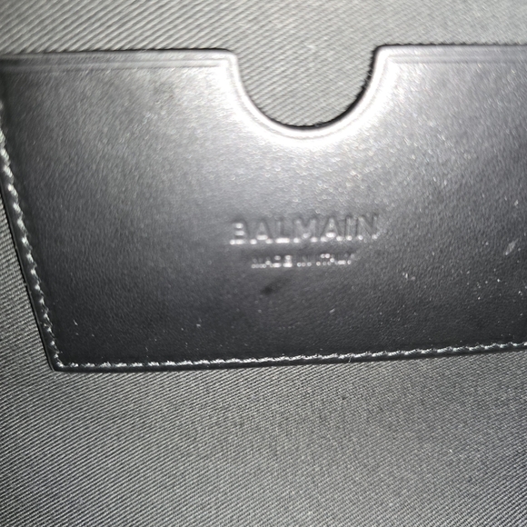 Balmain B-Buzz 23 Top Handle Bag Black - Picture 8 of 10